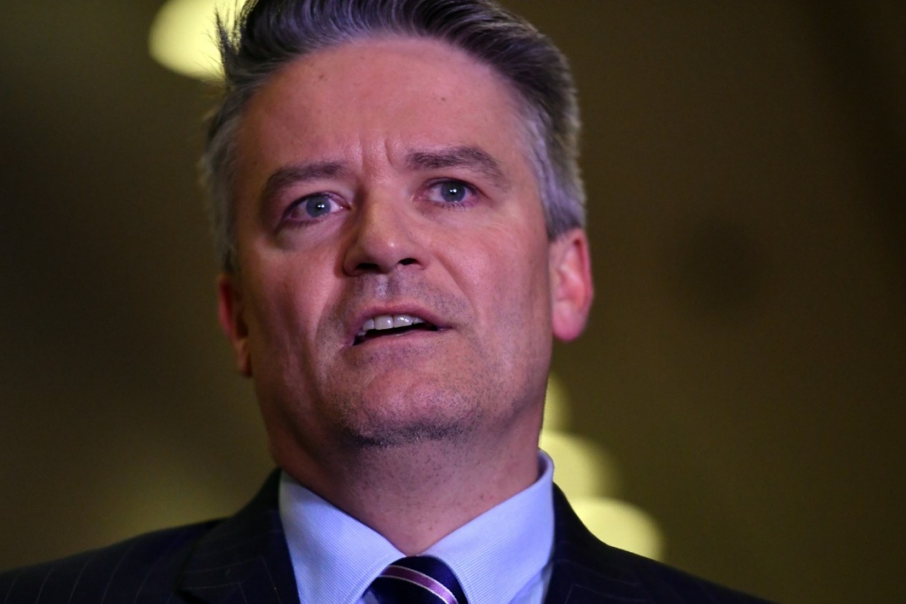 Mathias Cormann said Labor were guilty of hypocrisy. Photo: AAP