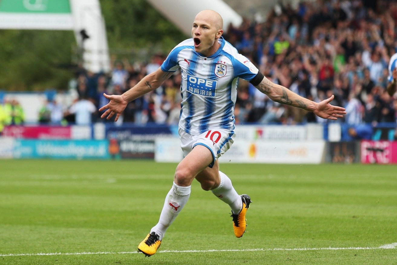 Aaron Mooy delivered a magic moment to score Huddersfield's first ever home EPL goal in a 1-0 win over Newcastle.