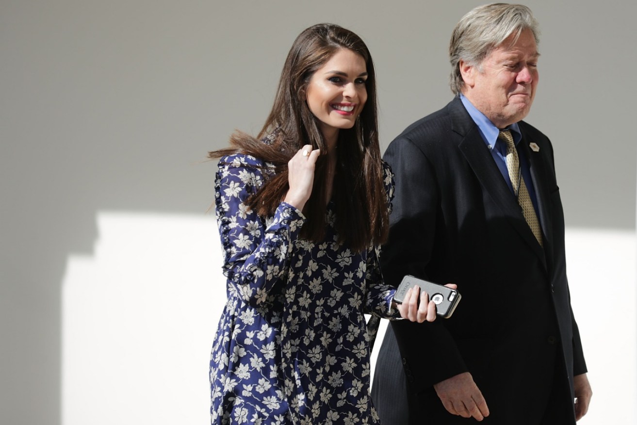 Hope Hicks is the youngest person to become White House communications director.