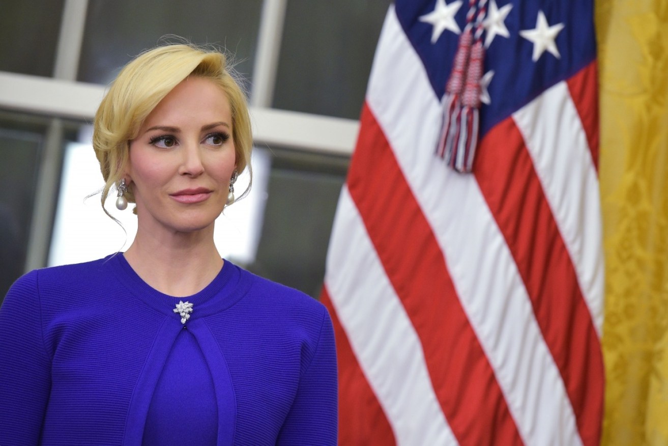 Louise Linton, wife of the US Treasury Secretary, has been embroiled in an online stoush.