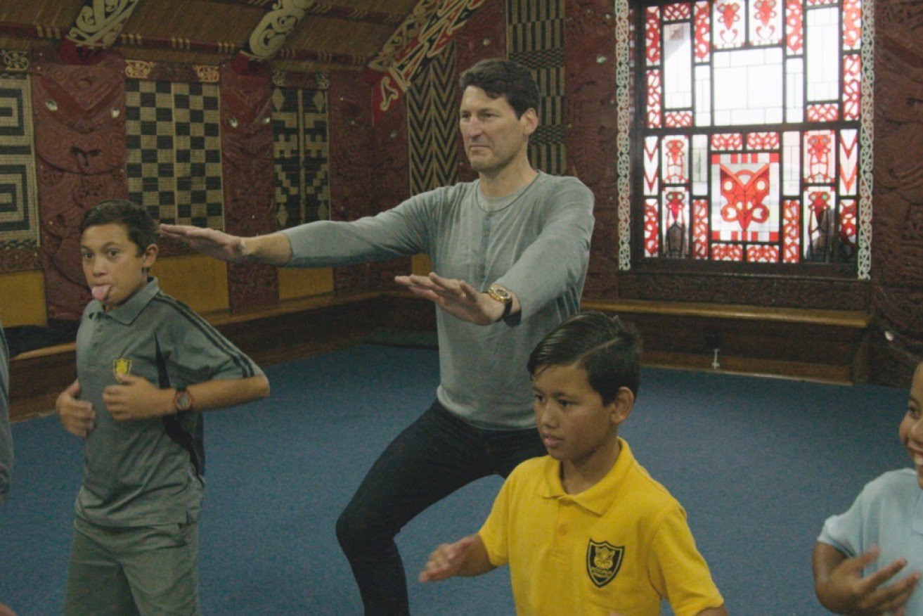 John Eales learns the Haka as he attempts to make up for his past in a documentary.
