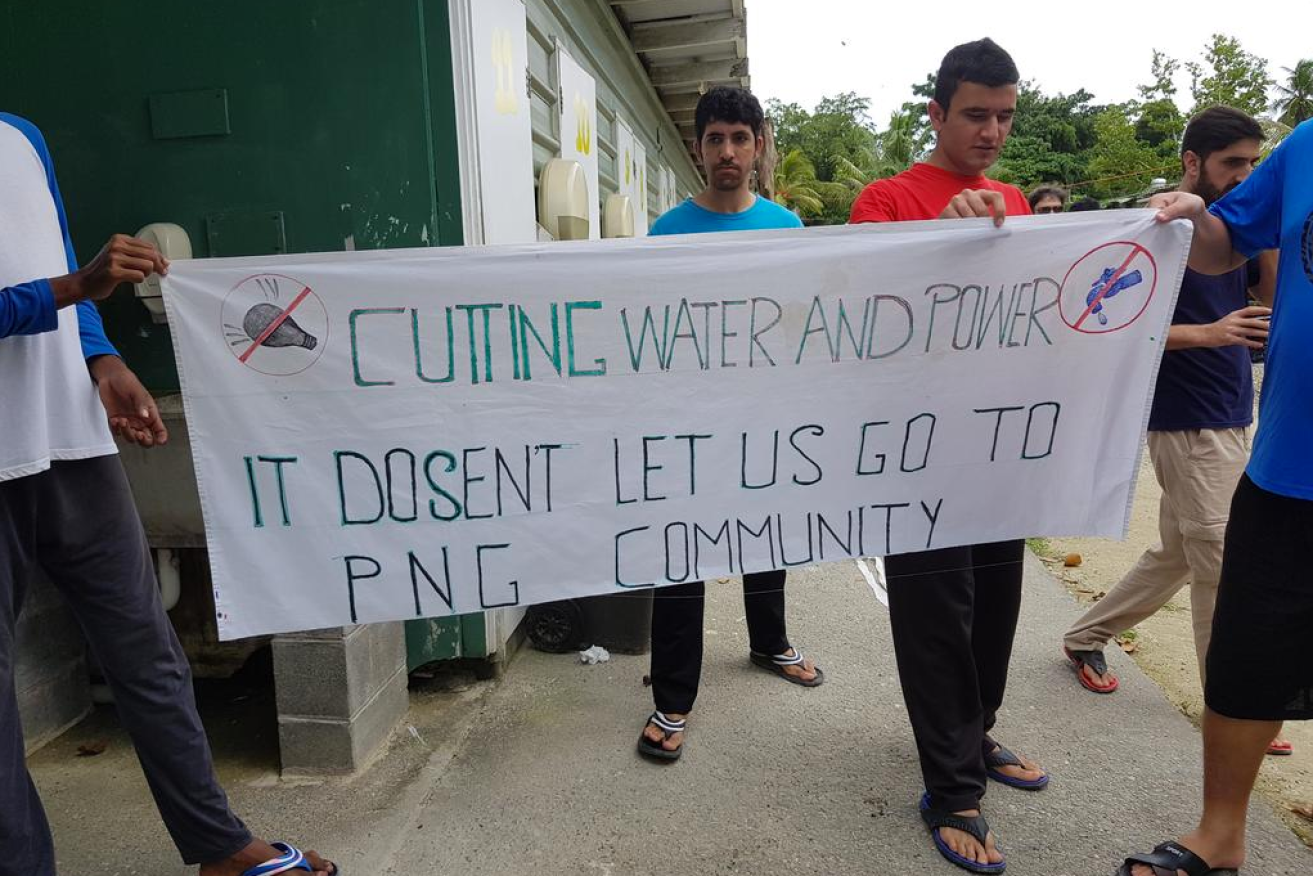 The United Nations has warned of "deteriorating conditions" on Manus Island as water and electricity is cut off