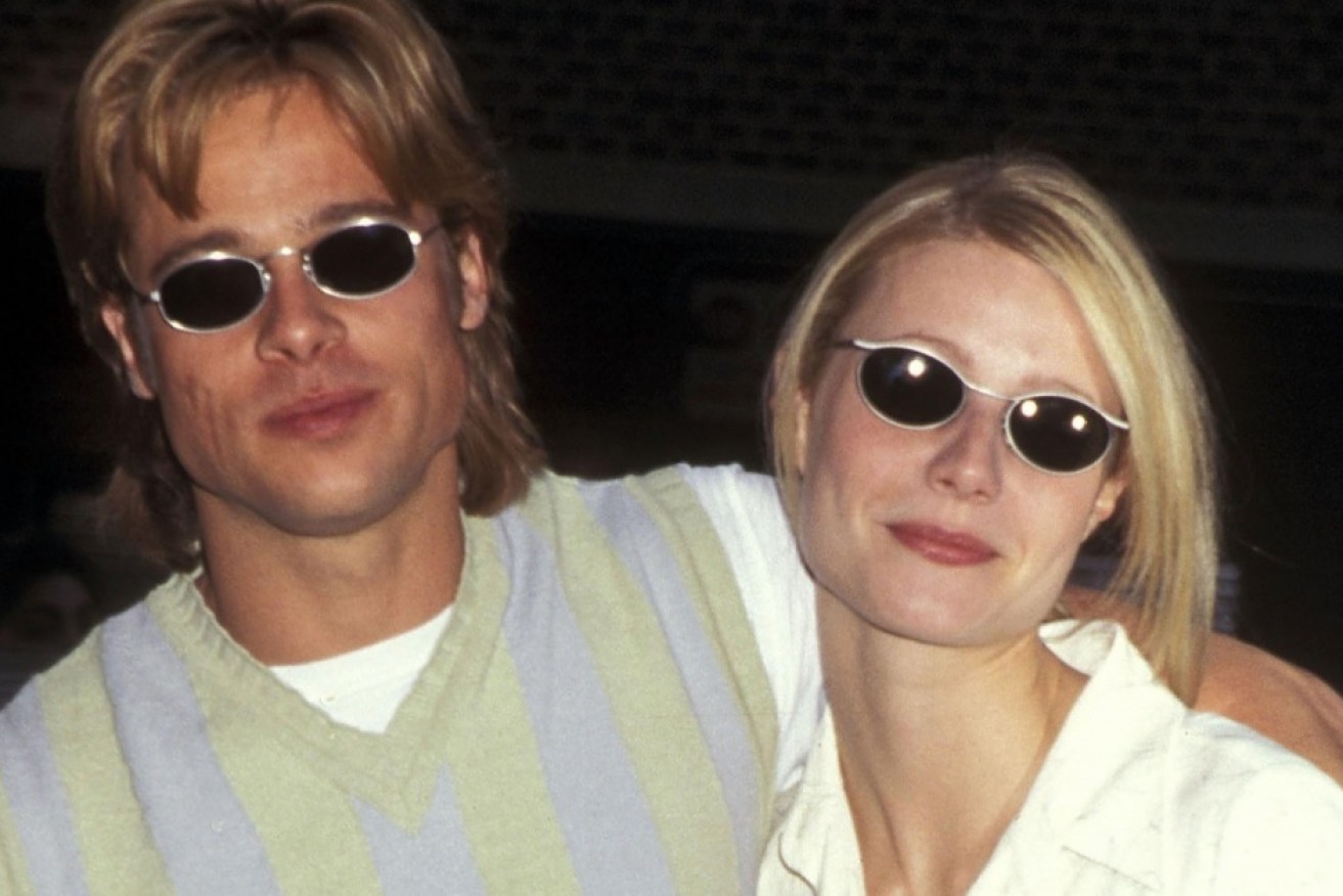 Gwyneth Paltrow and Brad Pitt at The Pallbearer premiere in New York in 1996.