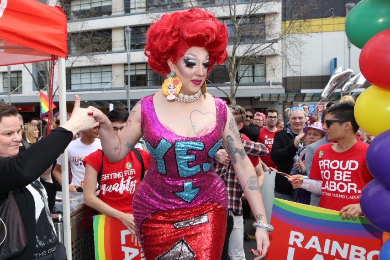 They came in drag, they came in suits and trackies, but the message never varied: marriage equality now!
