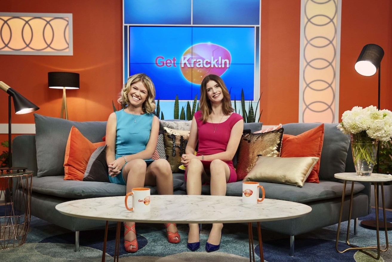 Kate McLennan (left) and Kate McCartney of <i>The Katering Show</i> are back to poke fun at breakfast television.