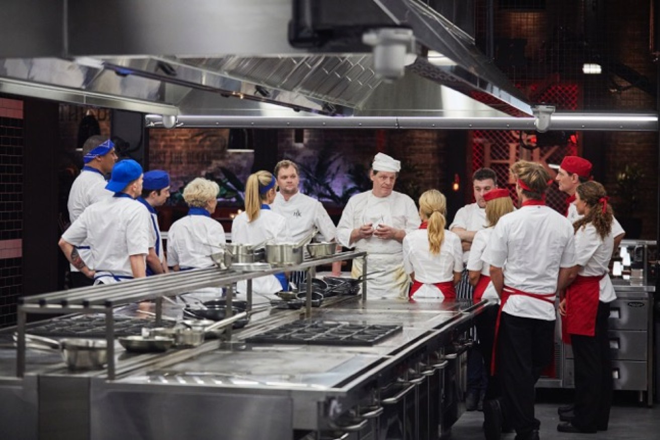 The cast of <i>Hell's Kitchen Australia</i> meet to discuss fame, eggs and charity. 