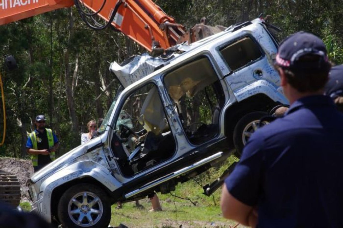 Sunshine Coast man Ashton Wood destroyed his $49,000 Jeep after ongoing problems. 