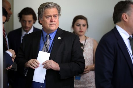 Chief strategist Steve Bannon sacked after mocking White House colleagues