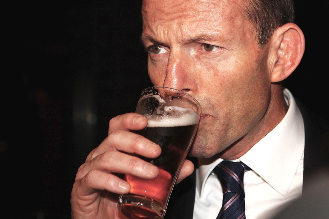 One, or two, for the road: Tony Abbott's drinking in parliament has been revealed.