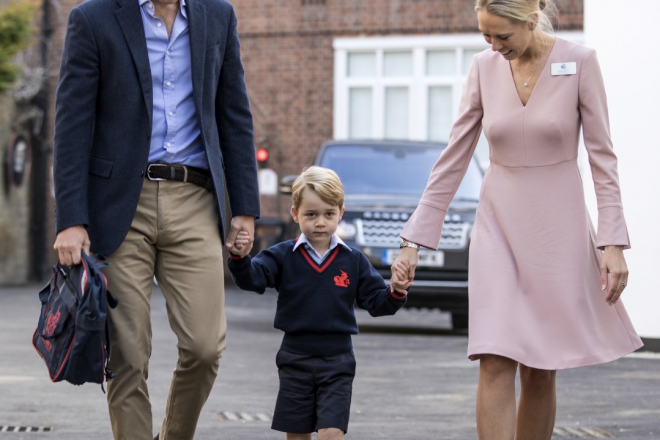 Prince George (C) is reportedly the subject of a specific IS terror threat.