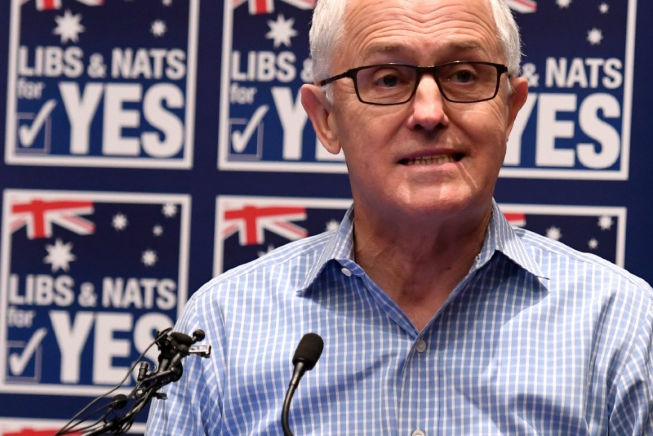 Malcolm Turnbull says the government will allow a free vote on same-sex marriage if the result is a 'Yes'. 