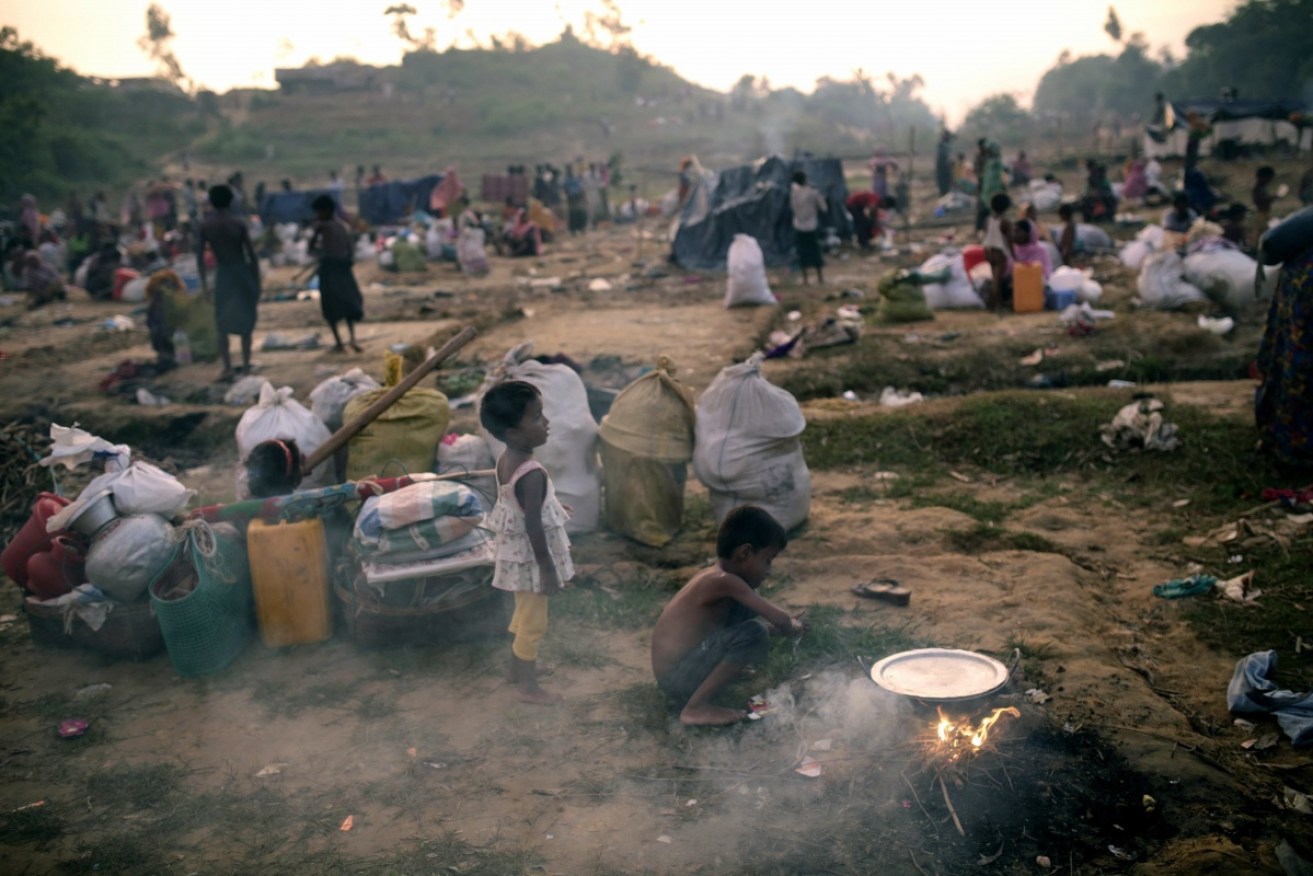 More than 400,000 Rohingya refugees have fled Myanmar from violence over the last few weeks.