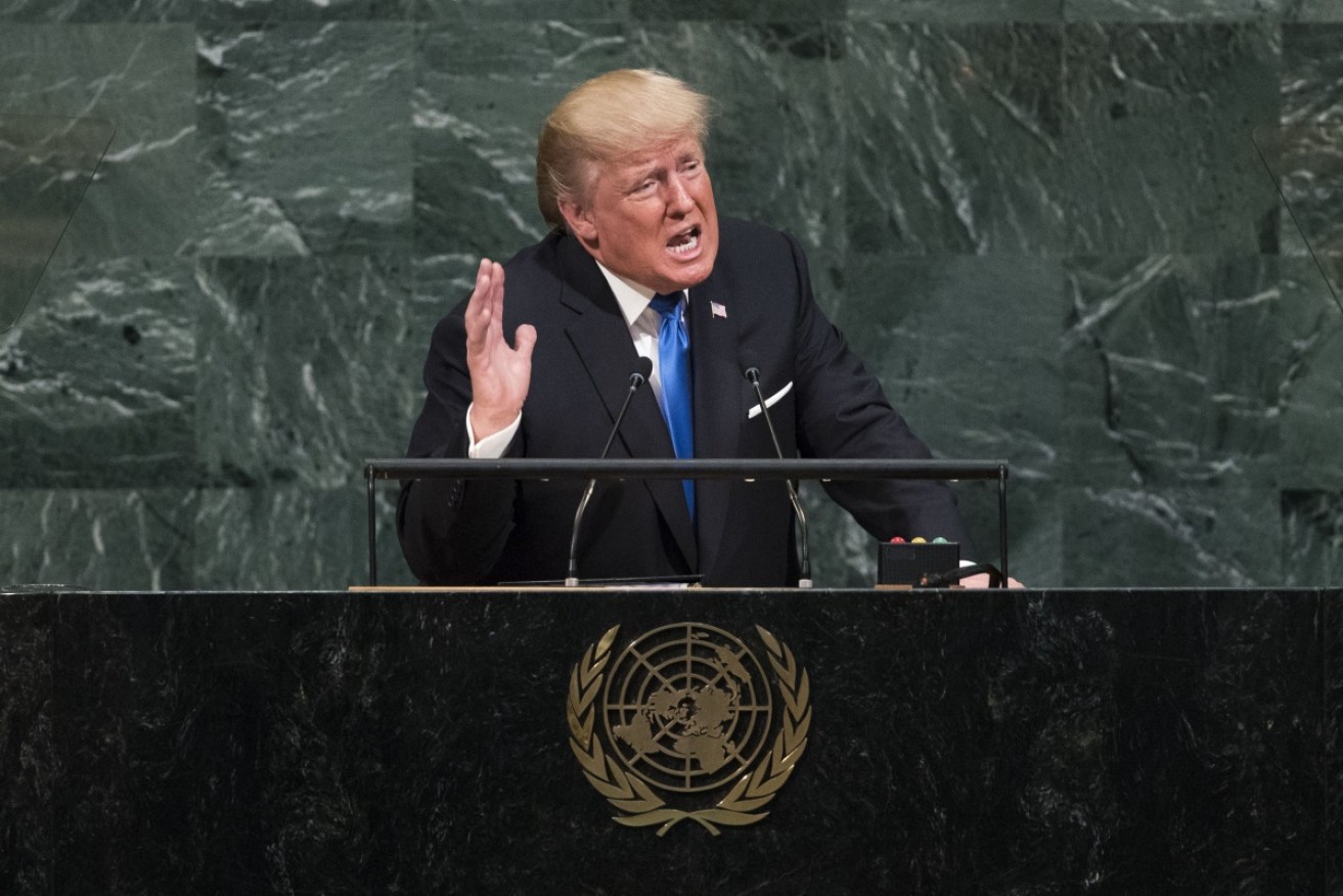 Donald Trump wants to 'make the United Nations freat - not again'.