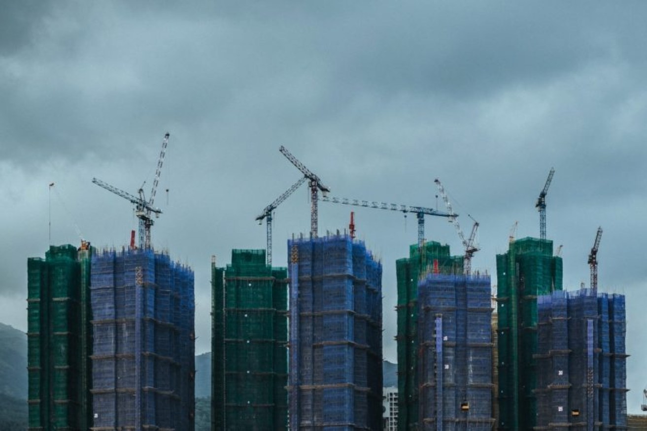 The apartment oversupply will see construction slump.