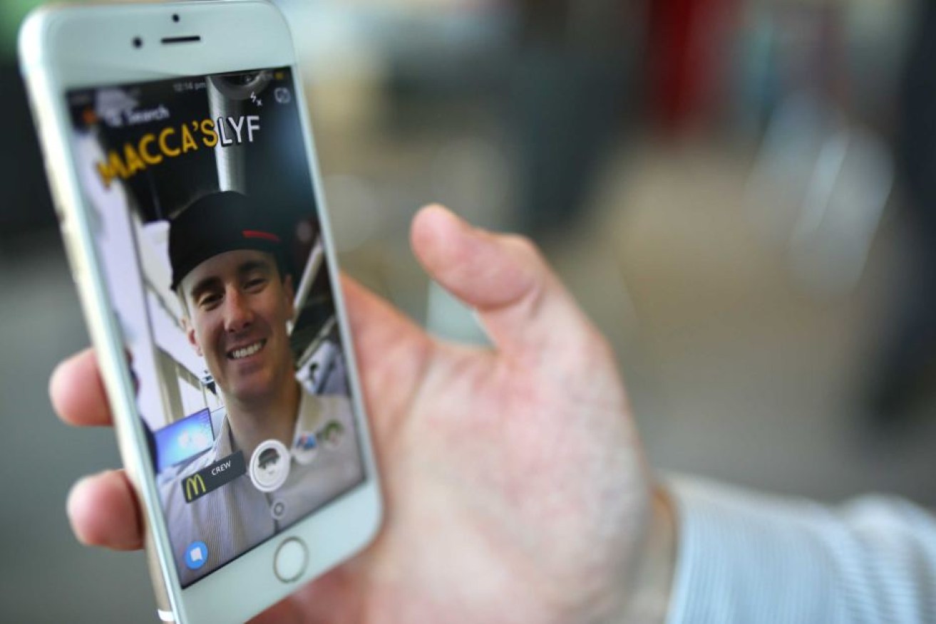 The McDonalds's Snapchat application is part of a new wave of robo-recruitment.