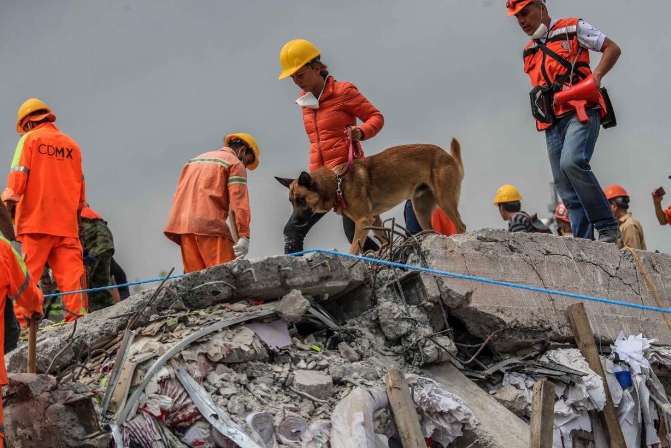 Rescuers are scrambling to find survivors beneath the rubble left by Mexico's deadliest earthquake of a generation.