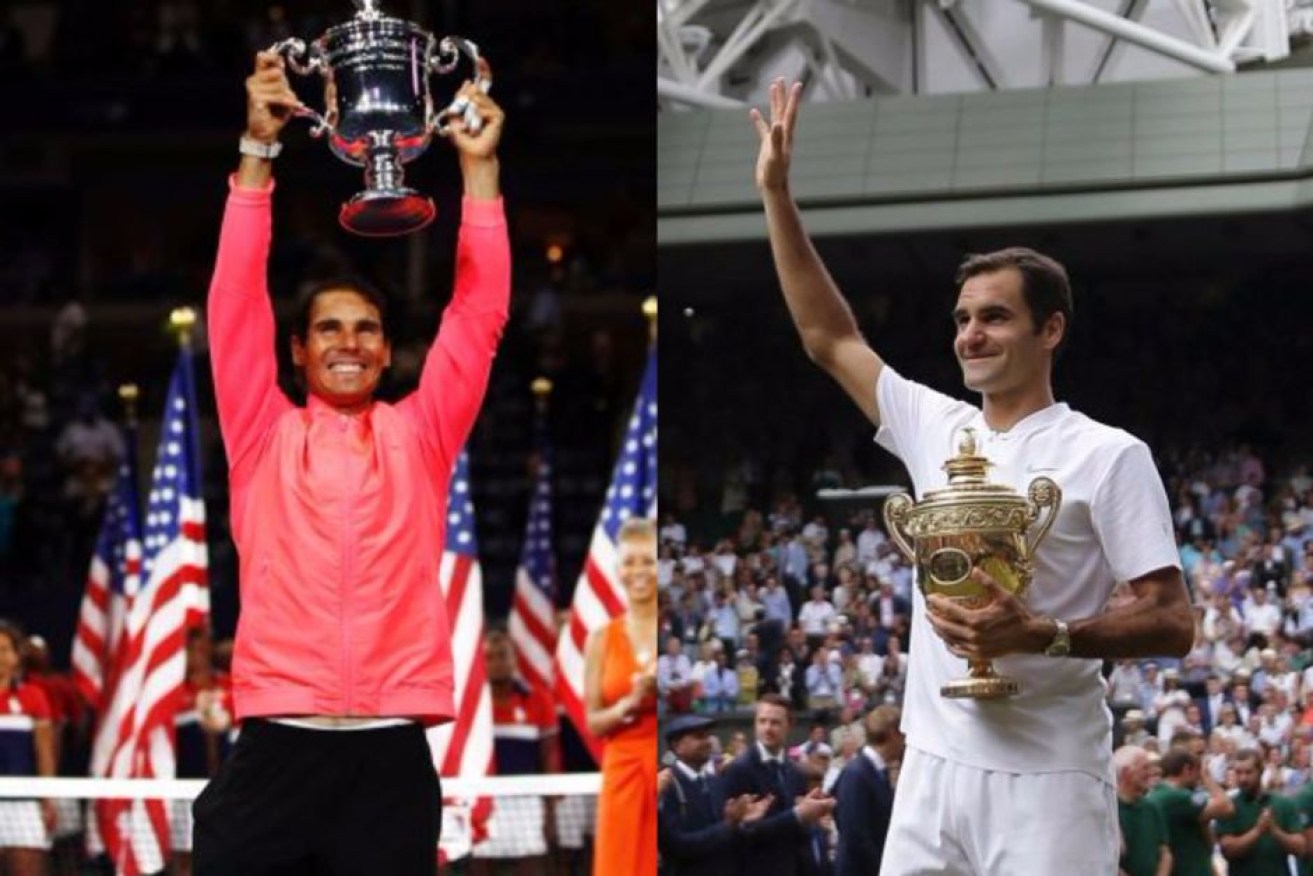 Tennis elder statesmen Rafael Nadal and Roger Federer have won all four majors between them in 2017.