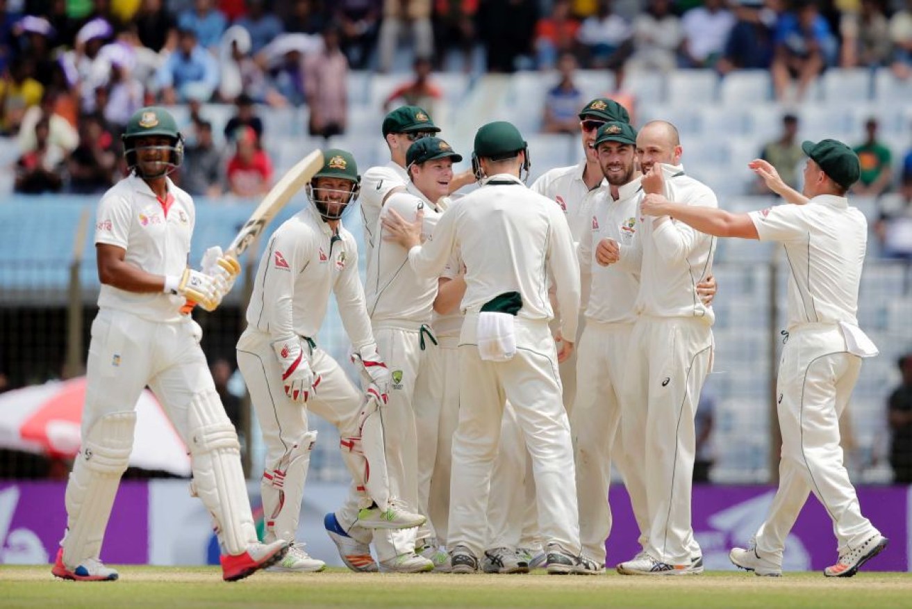 Bangladesh batted for long enough to give Australia a target to chase in the fourth innings.