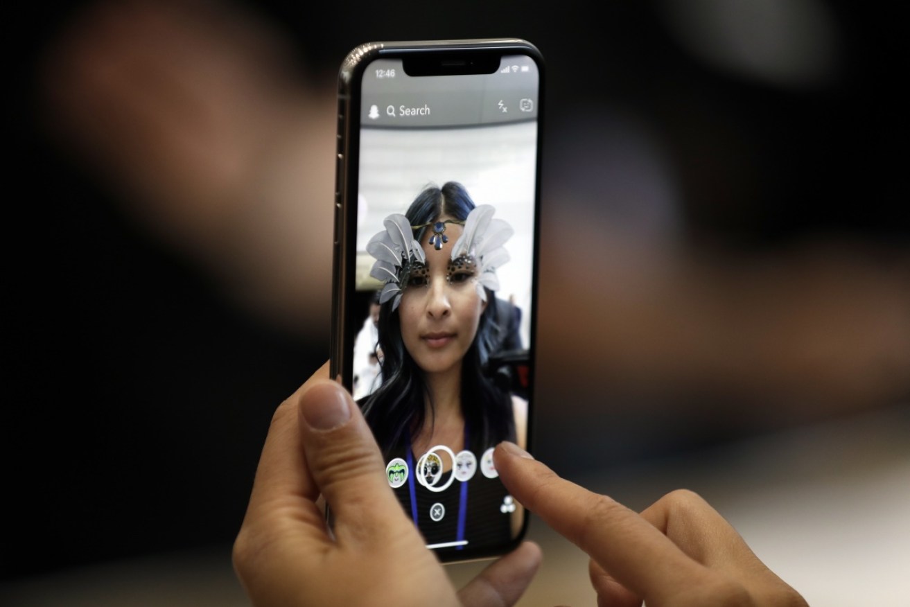 Users of the iPhone X can unlock the handset using facial recognition.