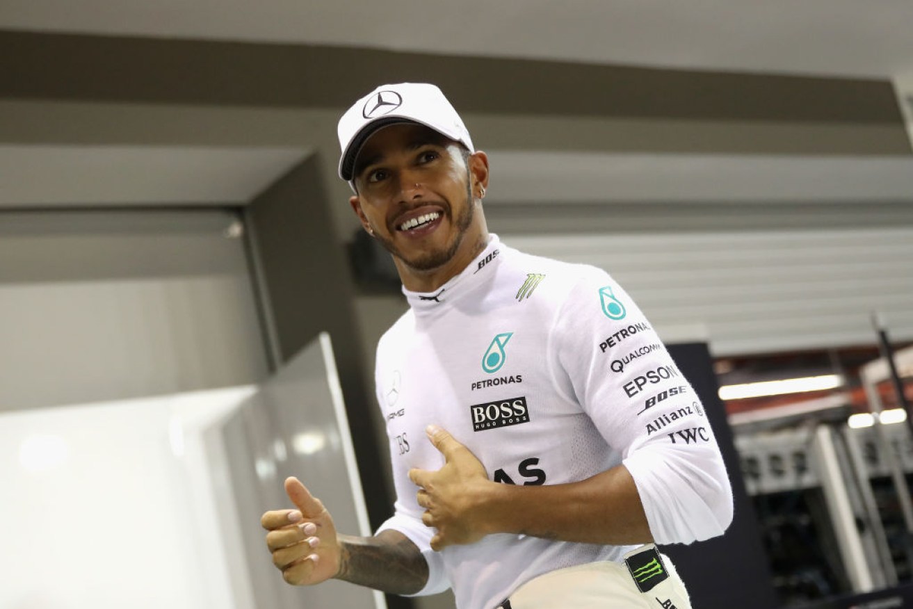 Lewis Hamilton has played down concern over contracting coronavirus. 