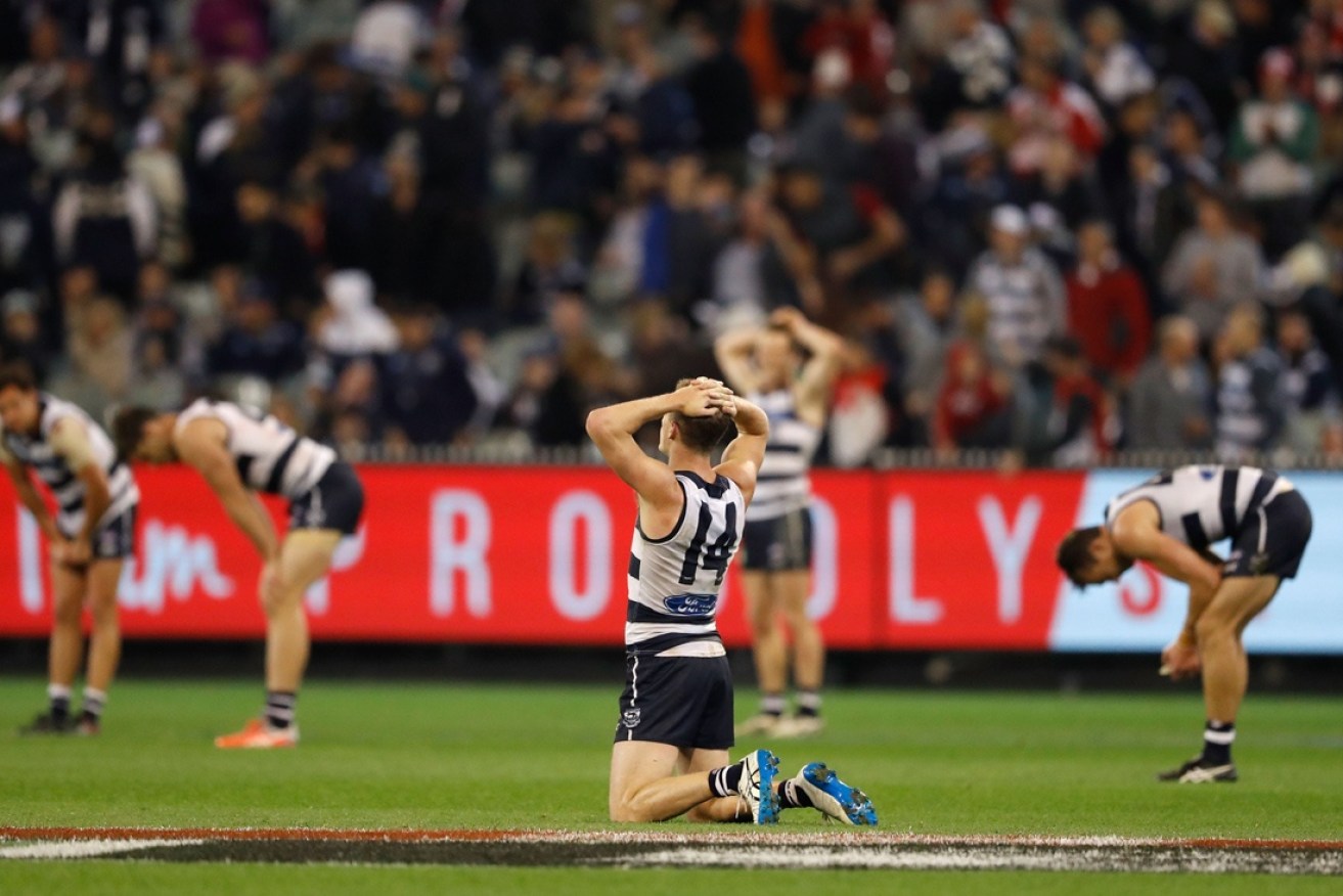 Geelong suffered from the AFL's pre-finals bye last year.