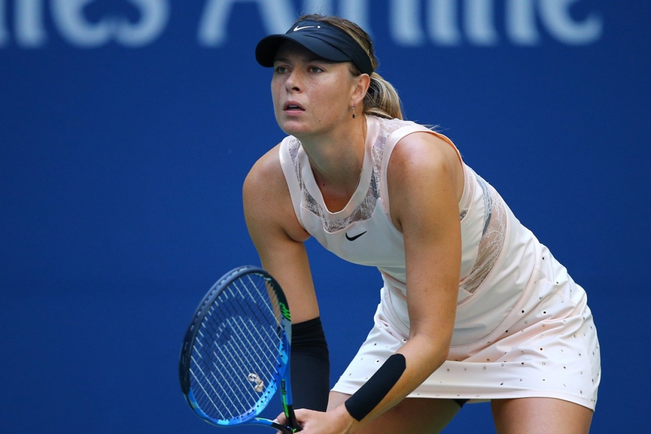Maria Sharapova is through to the third round at the US Open.