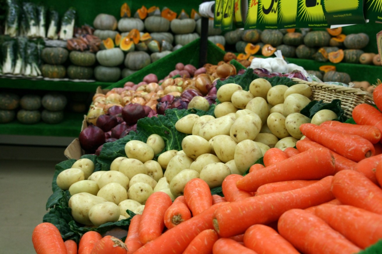 Vegetables got 11 per cent cheaper over the last three months.