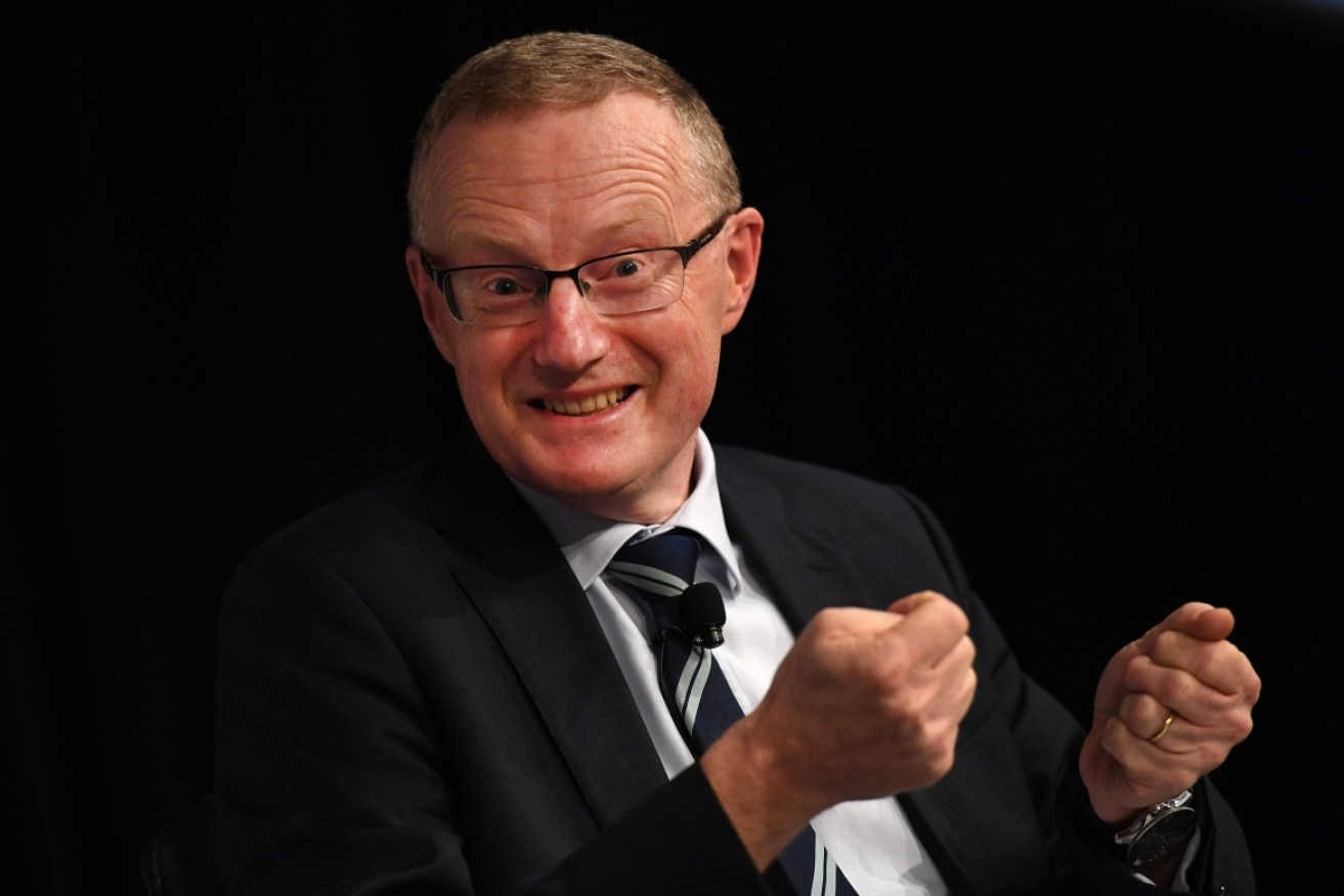 RBA governor Philip Lowe has pressed the accelerator on the economy. Photo: AAP