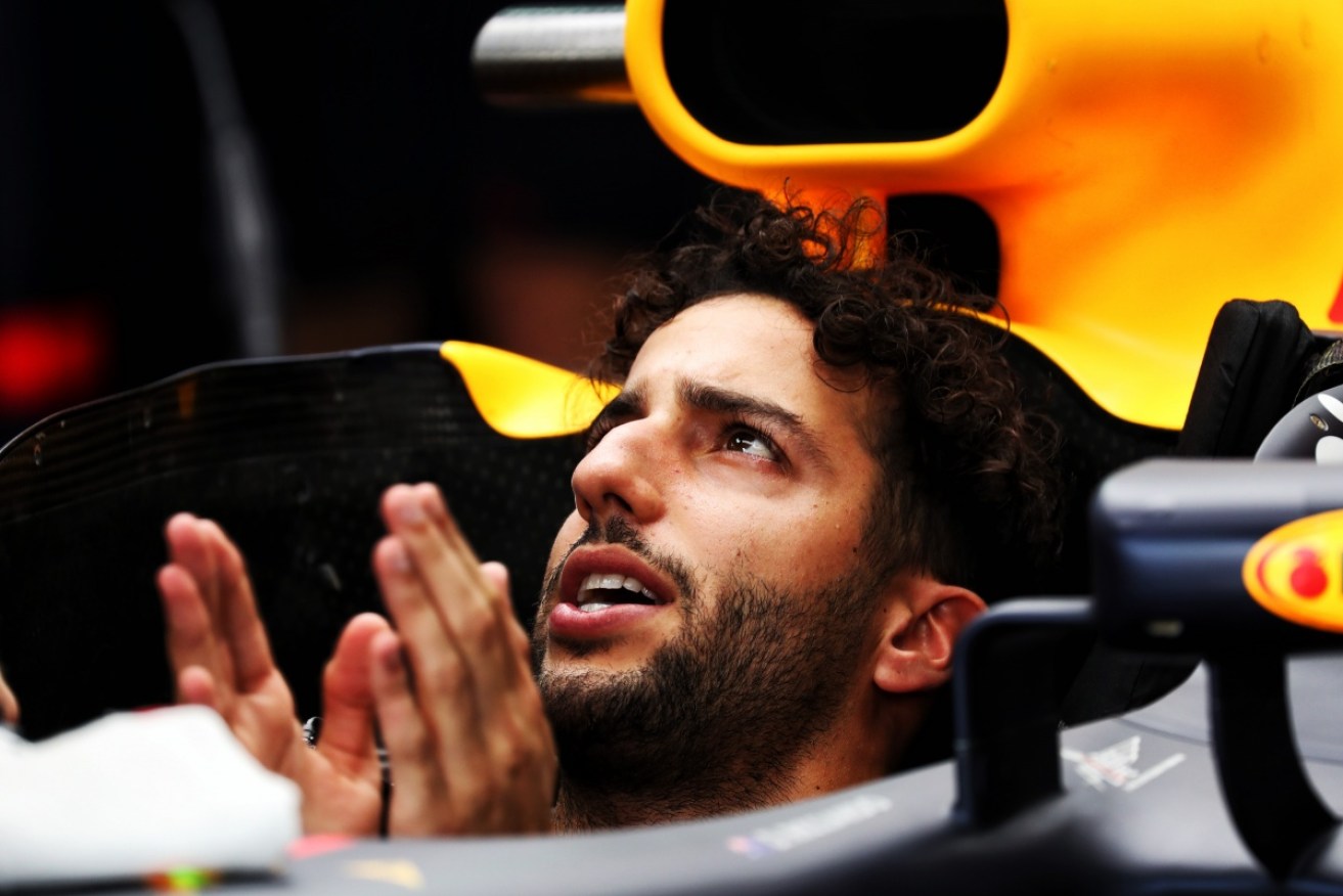 Australian racer Daniel Ricciardo's third place at the Malaysia GP secured his team a double podium victory.