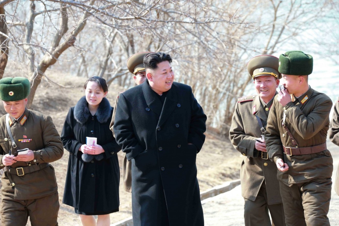Kim Yo-jong (second left) has helped Kim Jong-un portray himself as similar to his popular grandfather.