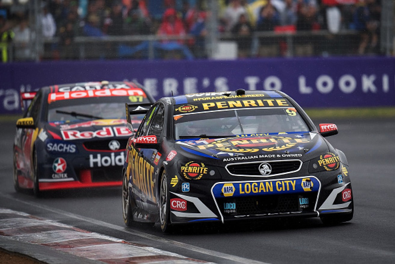 David Reynolds drives the Erebus Motorsport Penrith Racing Holden Commodore VF during the Bathurst 1000.