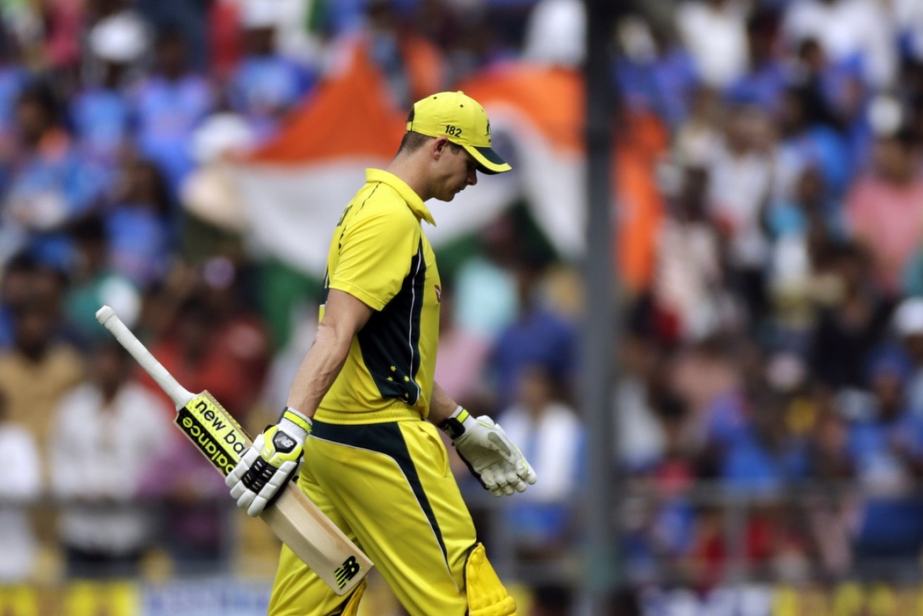 Australia went down to India by seven wickets in the fifth ODI.