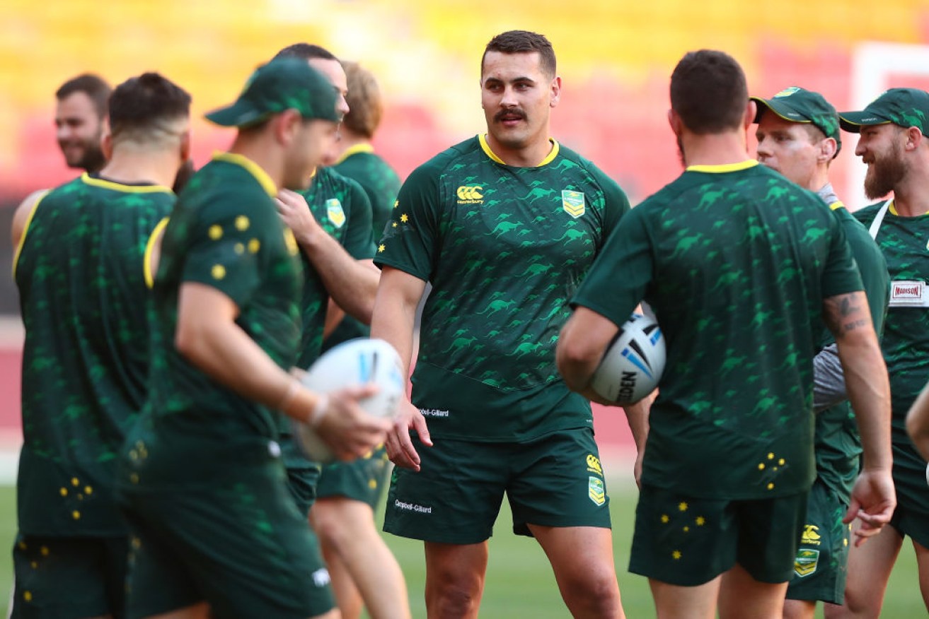 Reagan Campbell-Gillard will be one of four debutants for the Kangaroos in Friday's World Cup match against France.