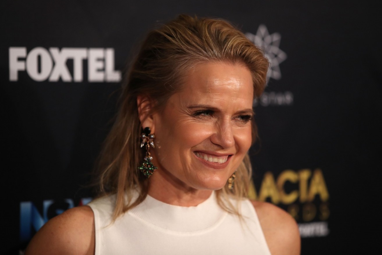 Designing woman: Shaynna Blaze was all smiles at the AACTA Awards in Sydney in December 2016. 