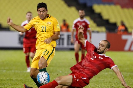 Socceroos denied win over Syria by controversial late penalty