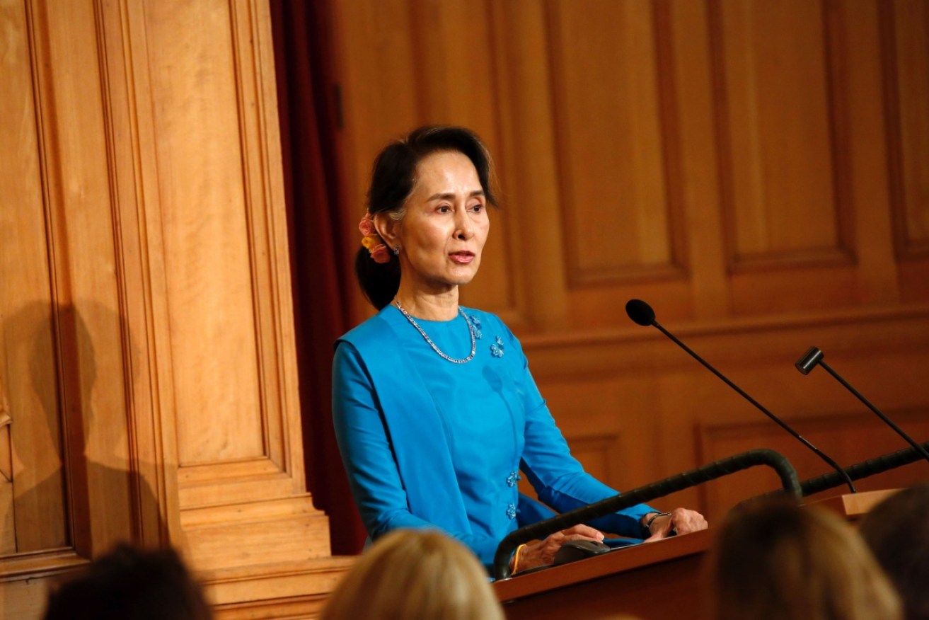 Aung San Suu Kyi is in military custody as Western leaders demand her release.
