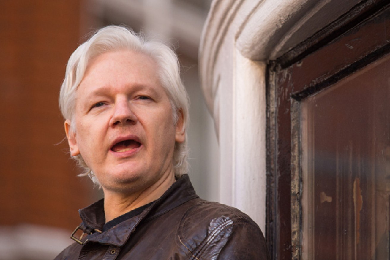 Mr Assange has been inside the Ecuador embassy in London since 2012.
