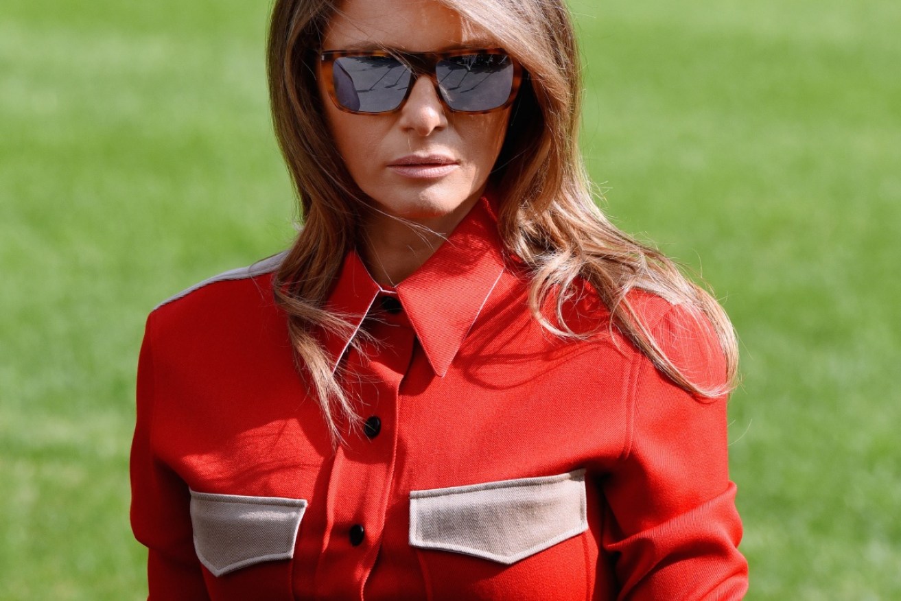 Fashion is artifice and America's First Lady Melania Trump is a pro.