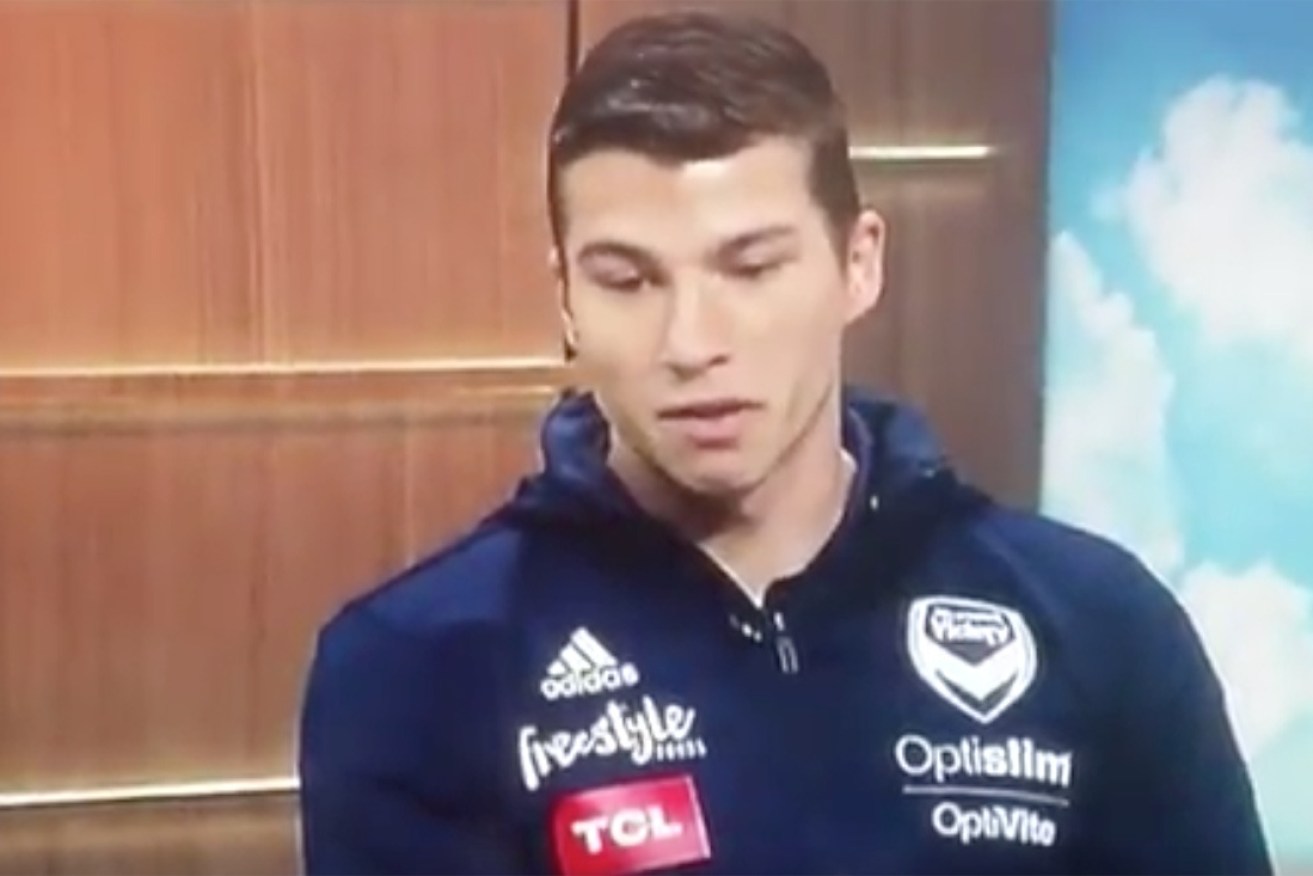 Mitch Austin has walked out of a live broadcast due to a sudden spike in anxiety.