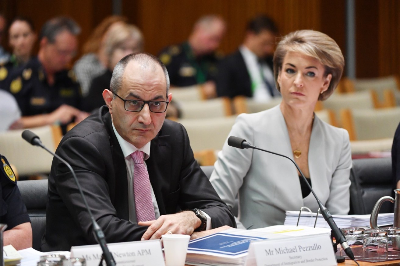 Immigration and Border Protection department head Mike Pezzullo fronted Senate Estimates on Monday. 