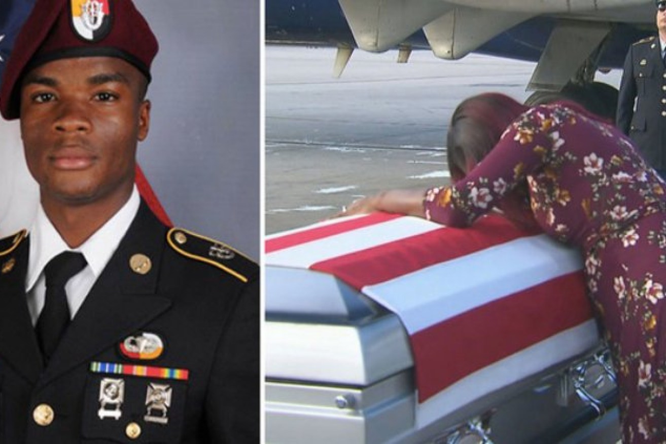 The body of Sergeant La David Johnson returned to the US this week.