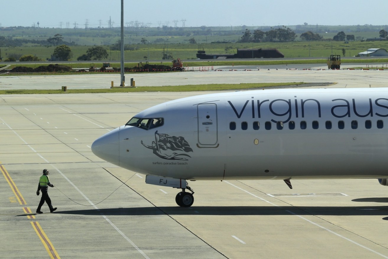 VA319 on its way to Brisbane was forced to return to Melbourne airport after a bird strike.