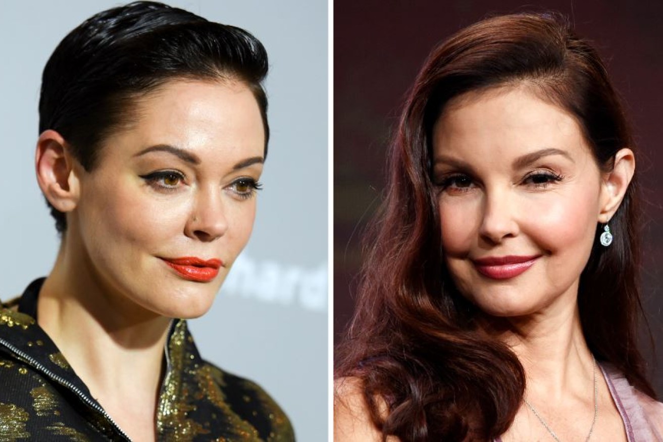 Rose McGowan (left) and Ashley Judd are just two of the women to accuse Harvey Weinstein.