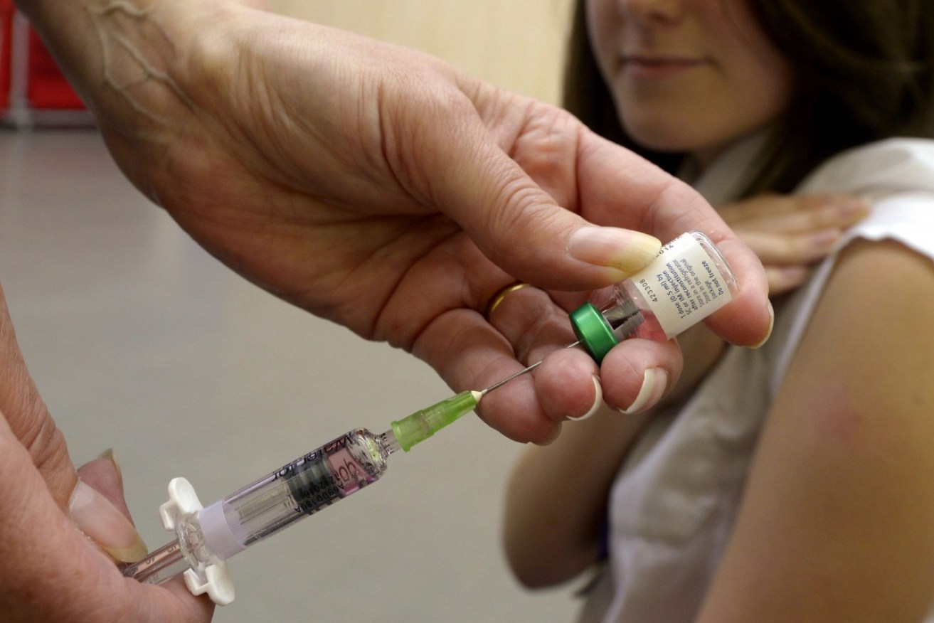 A father claimed he once had measles and had "passed on the natural immunity" to his kids.