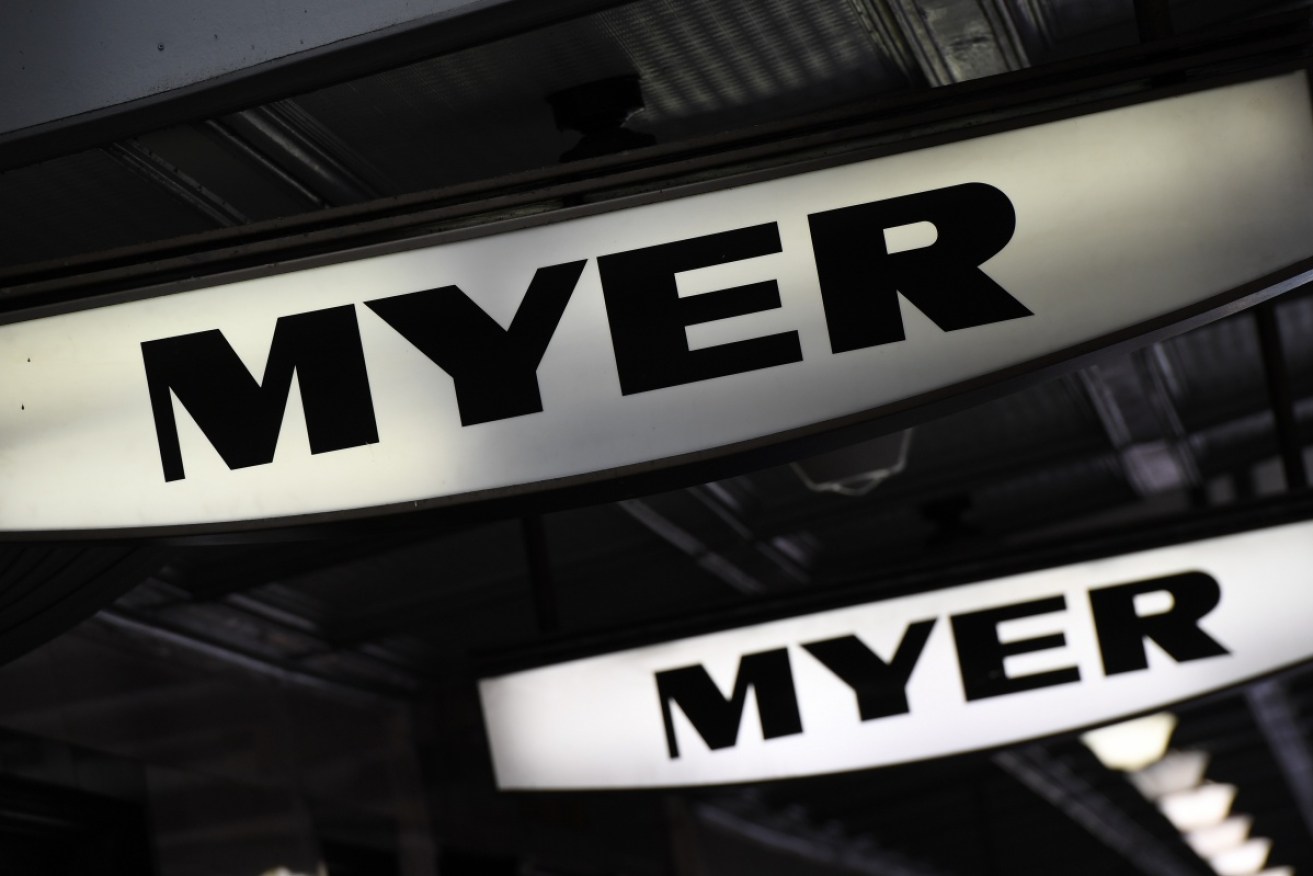 Myer has blamed warm weather for its disappointing sales.