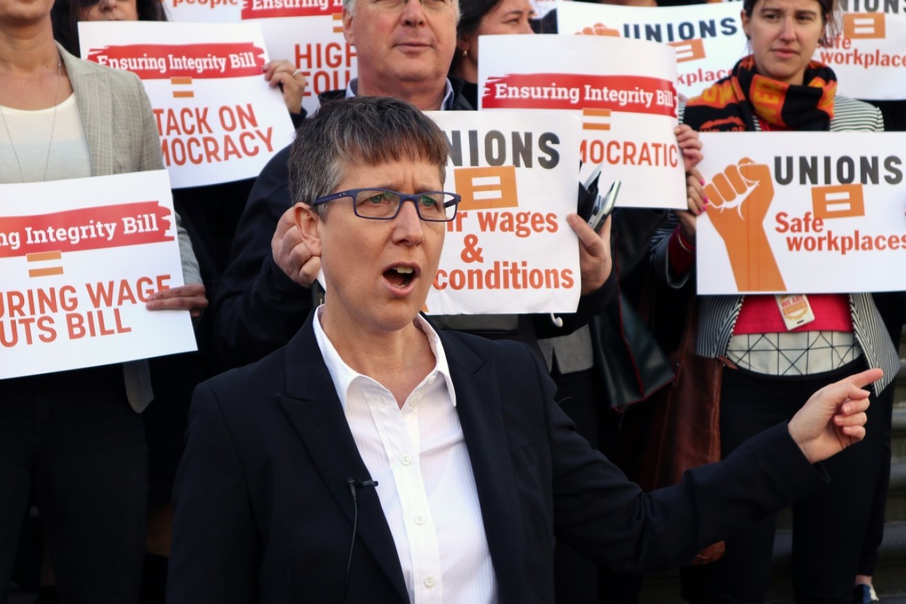 ACTU secretary Sally McManus is hiking the pressure on both Labor and the Coalition ahead of the looming election.