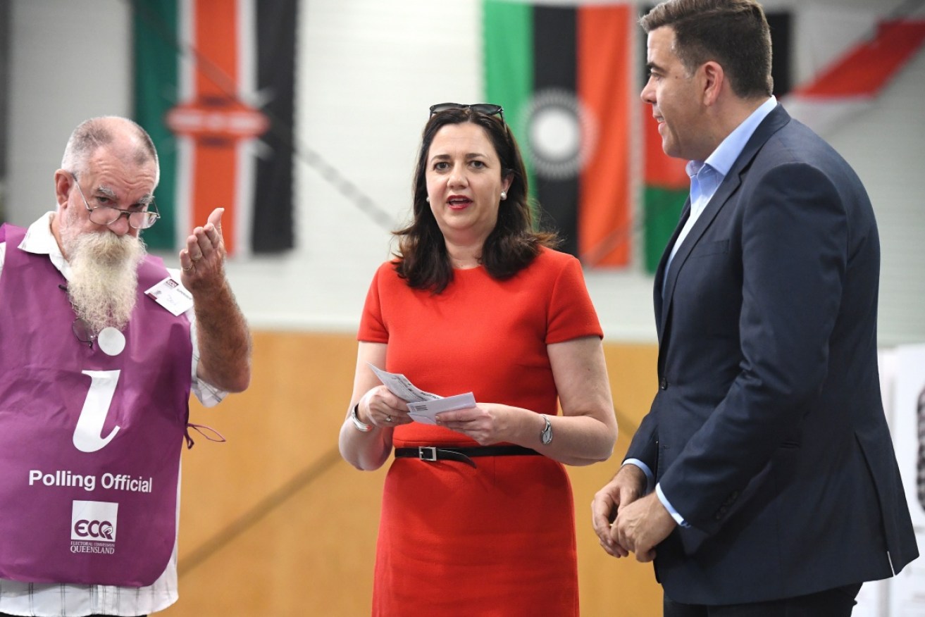 Queensland premier Annastacia Palaszczuk said the state had a 'clear choice'. 