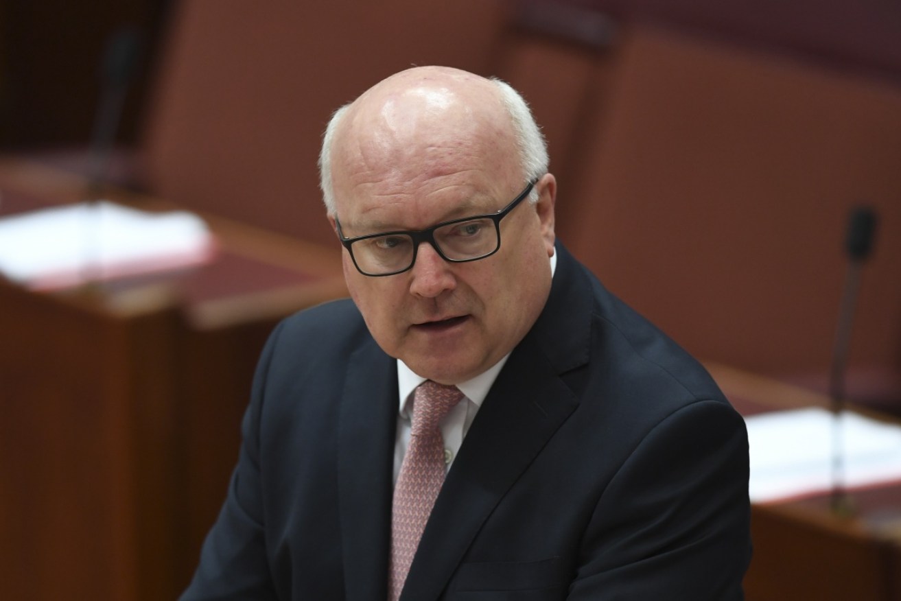Attorney-General George Brandis received plaudits for his speech on same-sex marriage on Tuesday. 