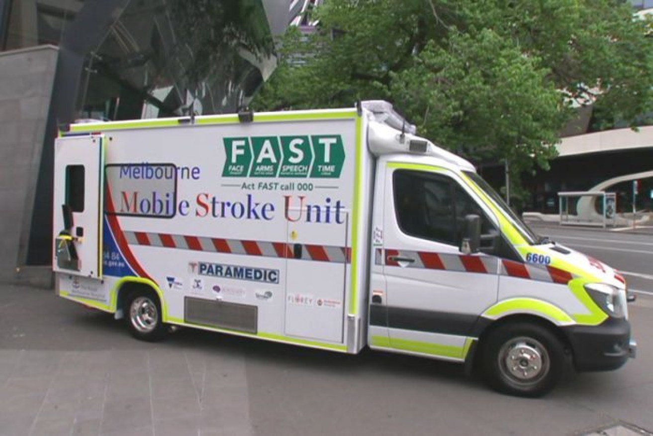 Paramedics, a stroke nurse and radiographer will treat patients on board. 