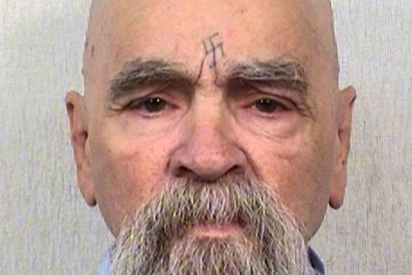 Manson entered with a swastika carved into his forehead, Guthrie recalled. <i>Photo: AP</i>